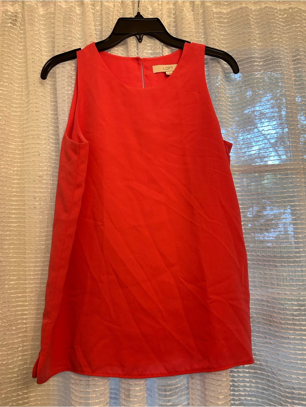 LOFT Bright Pink Sleeveless Blouse